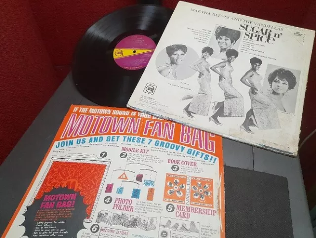 MARTHA & THE VANDELLAS /  Sugar 'n' Spice 1969 !! RARA 1ª EDIC USA GORDY-MOTOWN 3
