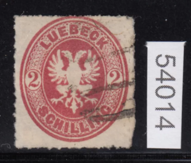 AD Lübeck 1863, Mich.-Nr.:10  gestempelt  geprüft