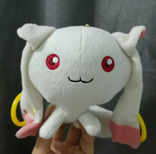 Puella Magi Madoka Magica Kyubey Mascot 5" Plush Stuffed Toy Doll Japan