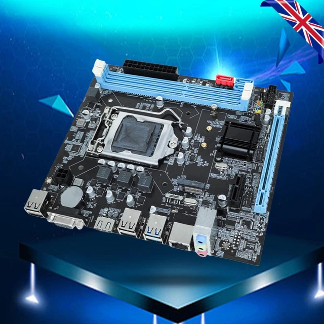 B75 PC MAIN Board PCI Express X16 X1 Slot 16GB Micro-ATX Desktops ...