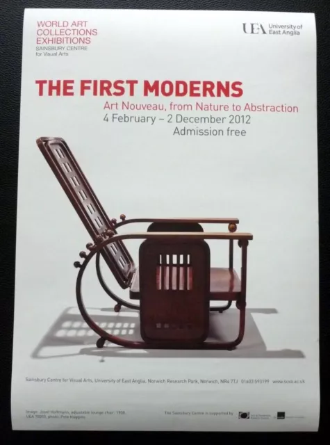 The First Moderns Style Art Nouveau 2012 Art Exhibition Affiche