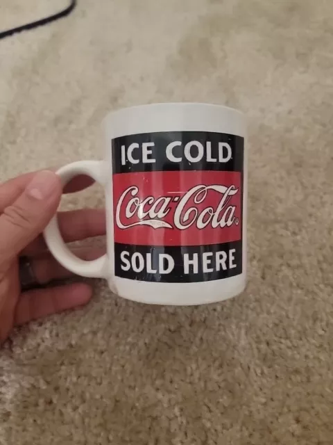 Vintage Coca-Cola Coke Coffee Mug Cup 1998  Gibson 11oz