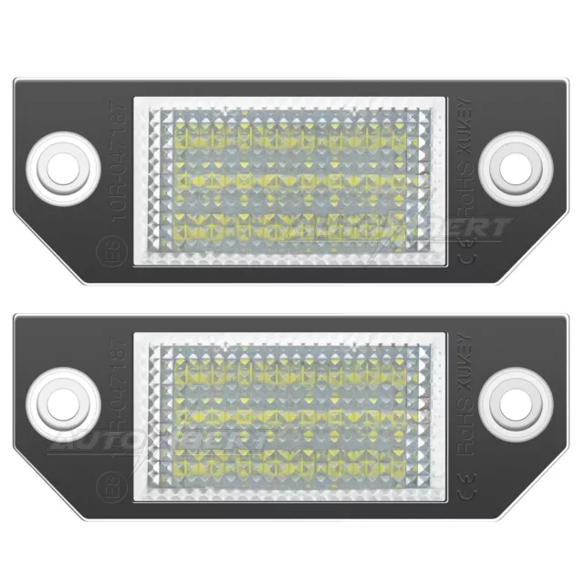 DE 2x LED KennzeichenBeleuchtung Für Ford Focus 2 MK2 C-Max 1 MK1 Nummernschild