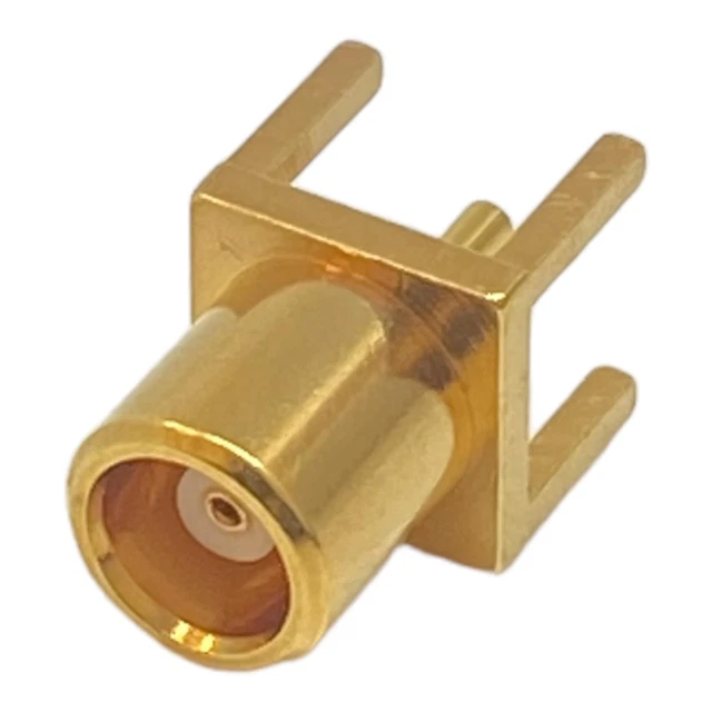 003.01.2510.001 IMS MCX (F) Straight Through Hole Gold Plated Coaxial Connector