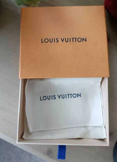 Louis Vuitton Drawer Style Empty Wallet Box w Dust Bag 5 1/4” x 3 3/4” x 1  1/2”
