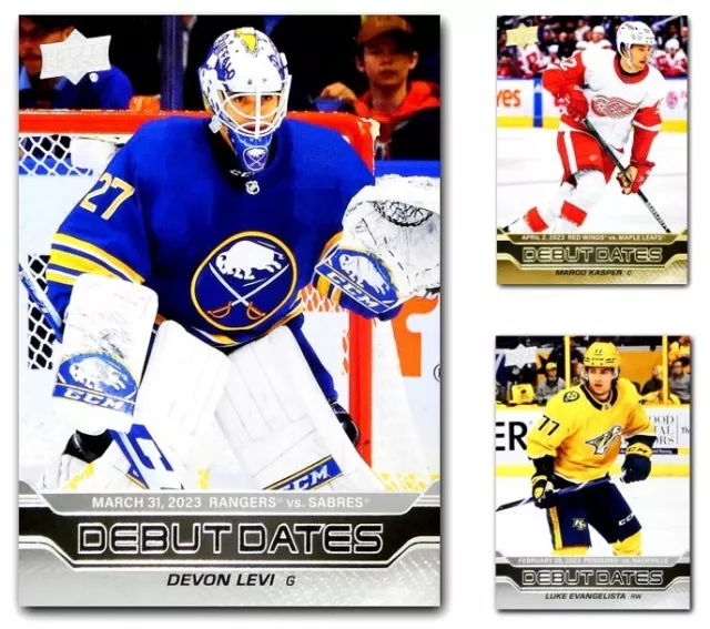 2023-24 Upper Deck DEBUT DATES **** PICK YOUR CARD **** From The SET