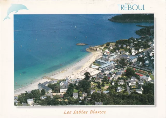 *43636 cpm 29 Tréboul Douarnenez -  plage des sables blancs