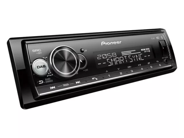 PIONEER MVH-S520DAB 1-DIN Autoradio Bluetooth USB, AUX MP3, WMA, WAV, FLAC, AAC 2