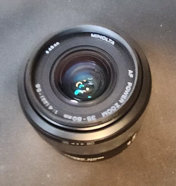 Minolta Camera Lens Maxxum AF Power Zoom 35-80mm F 4-5.6 49mm