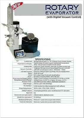 Rotary Evaporator with Digital Vaccum Control