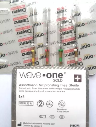 5Packs Waveone Gold Wave One Endodontic File Root Canal Dentsply 4file/pk