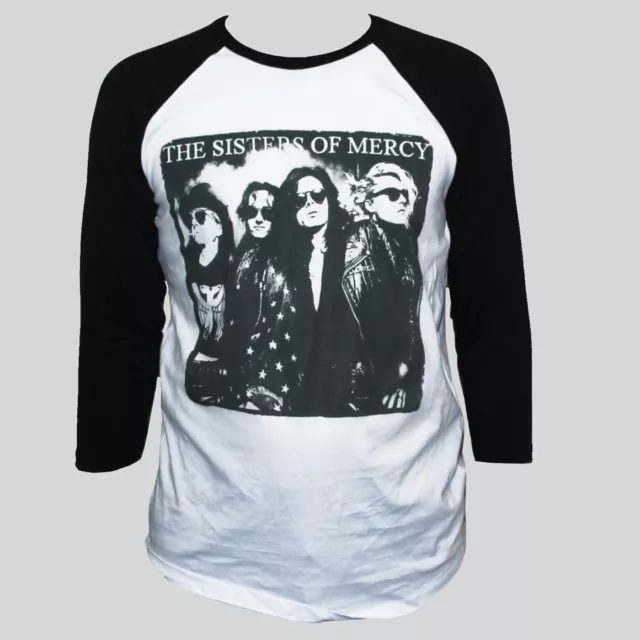 The Sisters Of Mercy New Wave Goth Rock T shirt 3/4 Sleeve Unisex S-XL 2