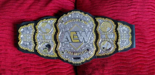 AEW Kids Wrestling Belt World Heavyweight Champion Title Toy Belt