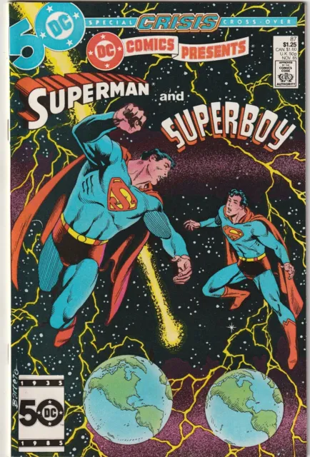 DC Comics Presents Superman # 87 VF/NM DC 1985 1st App Superboy Earth Prime [O2]