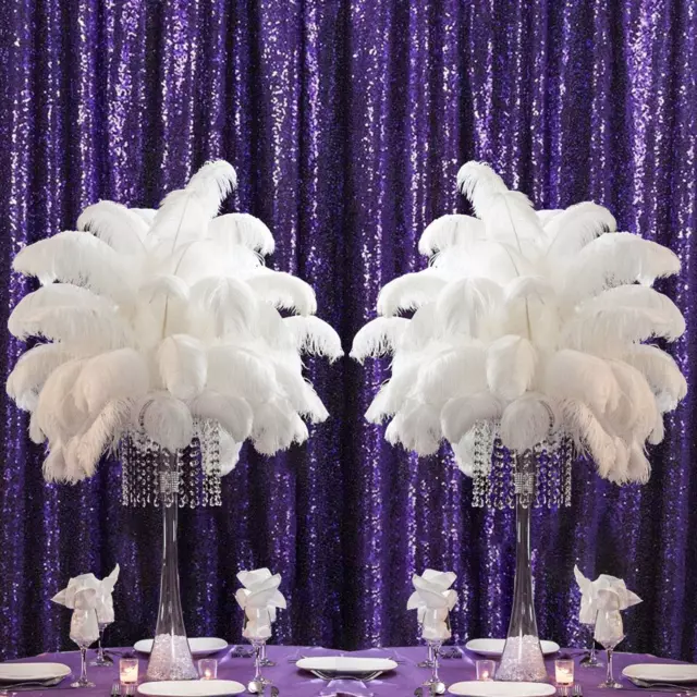 Ostrich Feathers - Extra Large Decor Table Centerpieces Costume 35-40cm/50-60cm 3