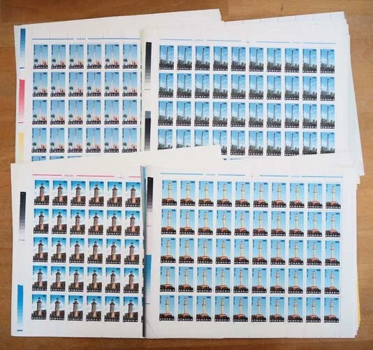 1998 Rumänien; 500 Serien Leuchtürme, postfrisch/MNH, MiNr. 5373/76, ME 1000,-