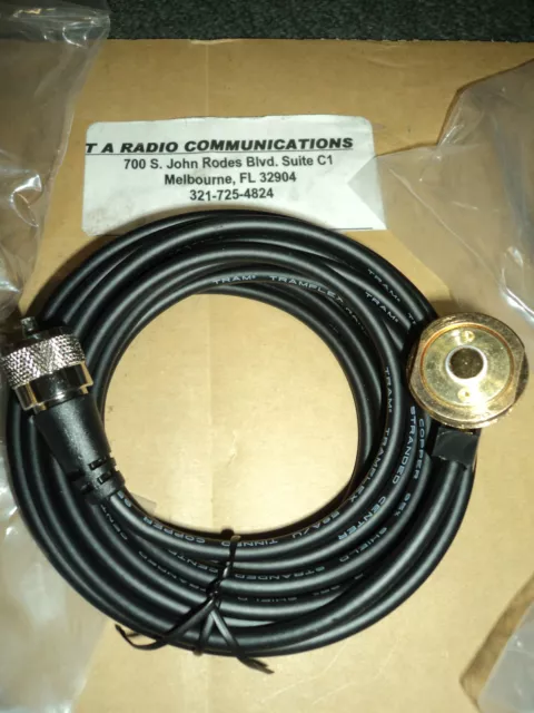 NEW Tram NMO 3/4" Hole Mount W/ 17' Cable & PL-259 Model 1250 SAVE MOST $ HERE !