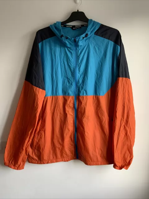Orange and blue clearance windbreaker
