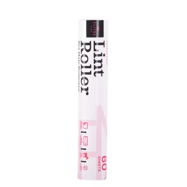 Elitra Home Long Lint Roller 12-51 Inches Pet Hair Remover, Plastic Refills
