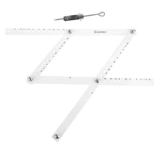 Règle pliante - RLUERS - 50cm - Outil de mesure - Pantographe d'artiste - Agrandisseur