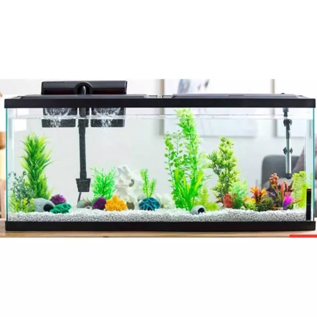 LED Light Fish Tank Hood For 20/55 Gallon Aquarium Lightweight Design