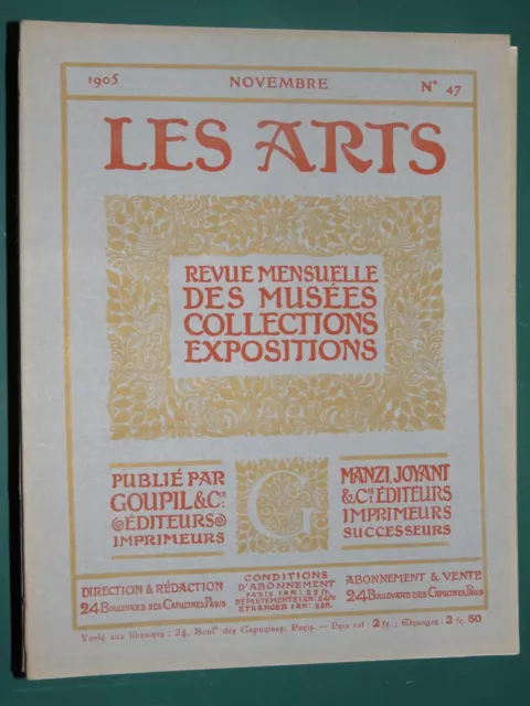 Les Arts revue mensuelle n° 47 1905 La collection E. CRONIER