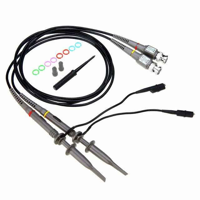 Chesoon P6100 Sonda per Oscilloscopio Da 100 Mhz Con Kit Sonda BNC a Minigrabber