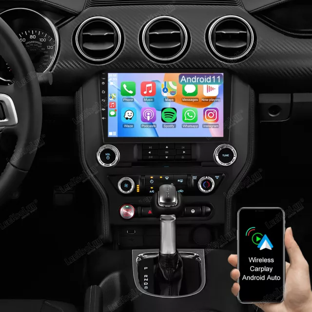 für Ford Mustang VI 2015-2020 Android 11.0 Autoradio GPS Navi CarPlay RDS WIFI