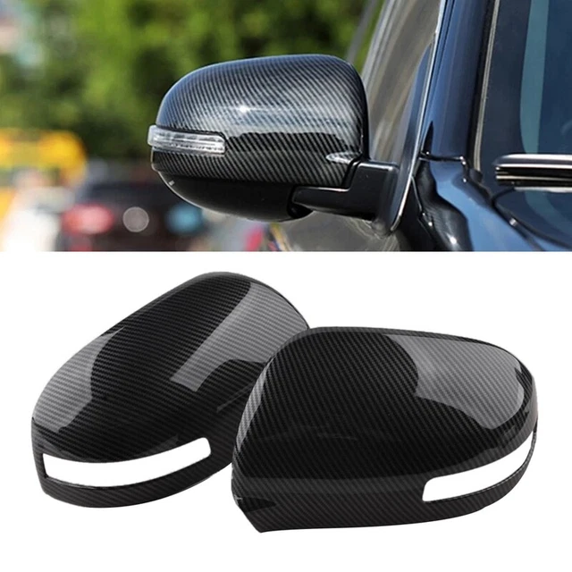 2X(Copertura per Specchietto Retrovisore per Auto nel Fibra di Carbonio per  O7)