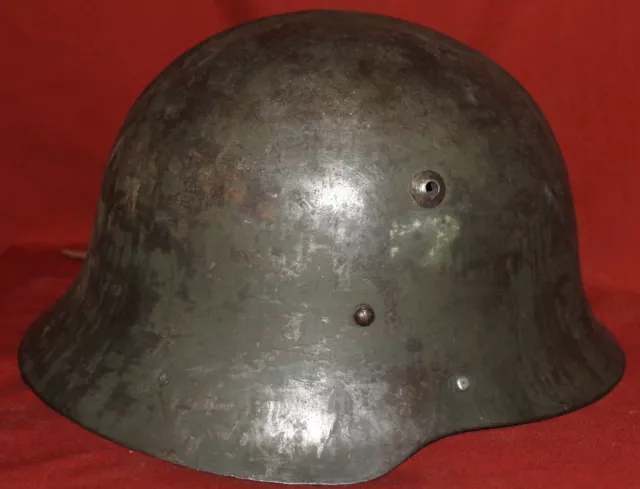 WWII WW2 Bulgarian M 1936 military steel helmet