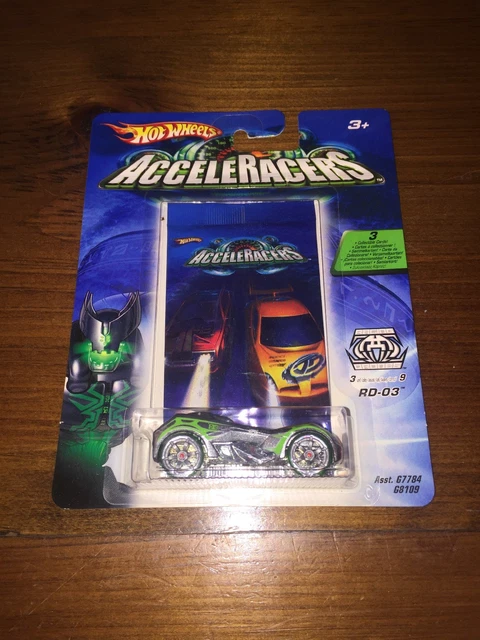 Acceleracers Rd03 HOT WHEELS ACCELERACERS original 2005 series rare RD-03 Drone in Silver ...