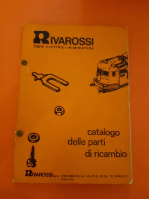 Rivarossi Treni elettrici in miniatura catalogo delle parti di ricambio