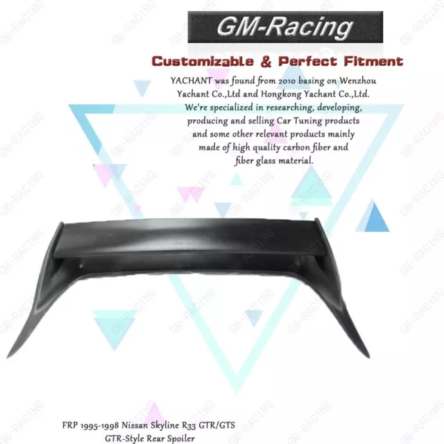 FPR R33 GTR/GTS GTR-Style Rear GT Spoiler Wing For 95-98 Nissan Skyline