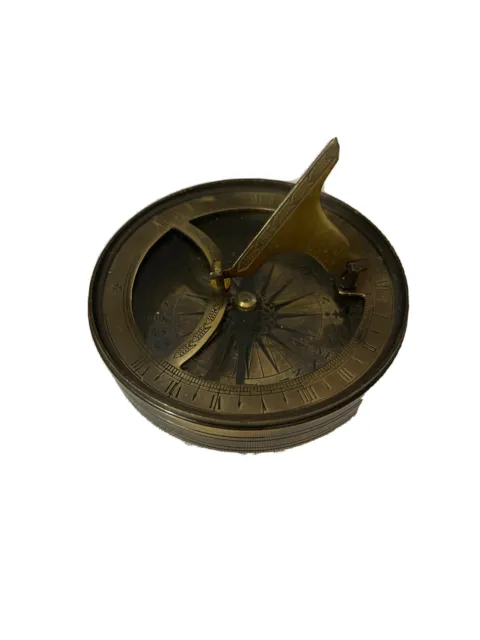 18th century sundial and compass