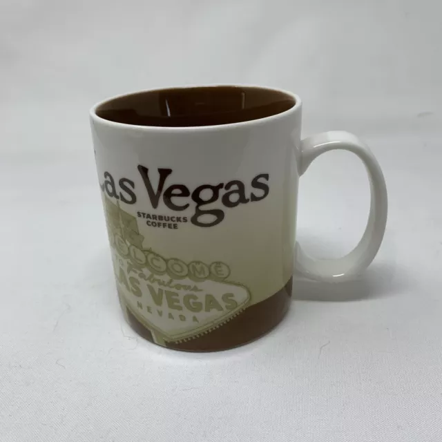 Starbucks Collector Series- Las Vegas Coffee Cup 2009 w/ "Welcome To Vegas" Sign