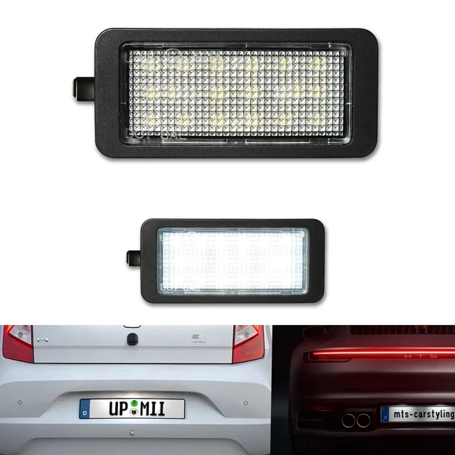 LED KENNZEICHEN BELEUCHTUNG Leuchte VW Up! e-Up! Seat Mii Electric ...