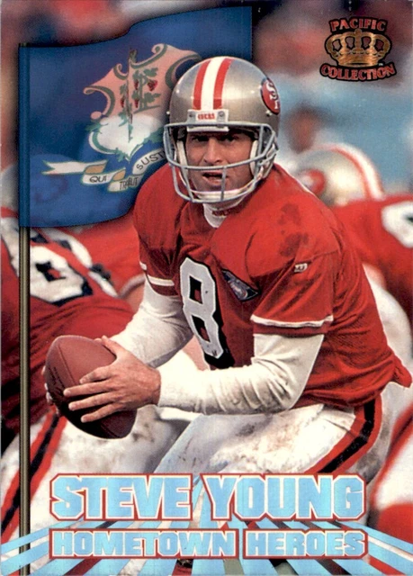 1995 Pacific Collection Hometown Heros Steve Young Greenwich,Connecticut #HH8