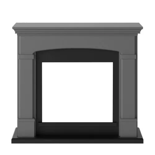 Cornice per Camino Elettrico Tagu Helmi Grigio in Legno MDF Caminetto