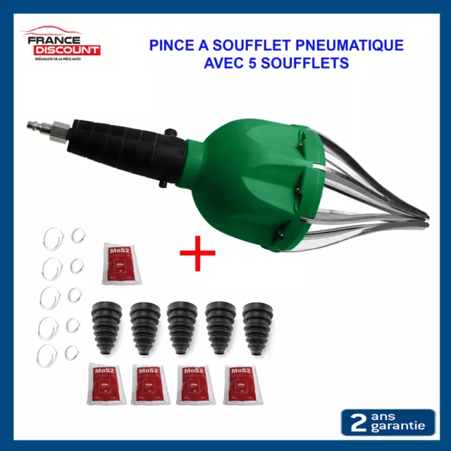 Expandeur professionnel - Pince à soufflet de cardan + 5 soufflets universel