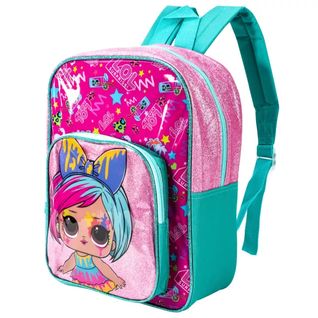 LOL Surprise Girls Deluxe Backpack Kids Rucksack Junior Toddlers School Bag