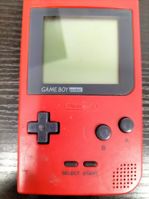 L9943 Free Ship Nintendo Gameboy Pocket Console Red Japan GB x