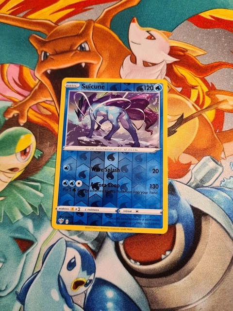 Pokemon Card Suicune 037/189 Darkness Ablaze Reverse Holo Rare NM TCG