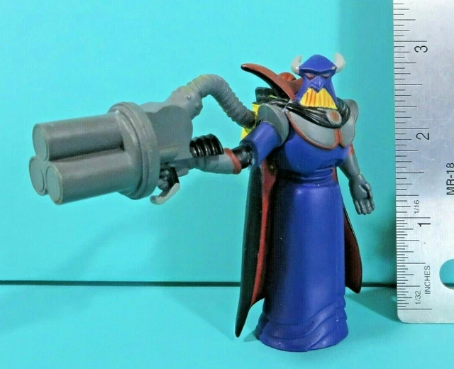 DISNEY PIXAR TOY Story 2 Character Evil Emperor Zurg w/ Gun 3" PVC