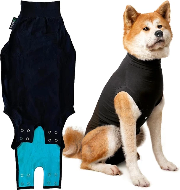 Suitical Recovery Suit Dog, Large, Black