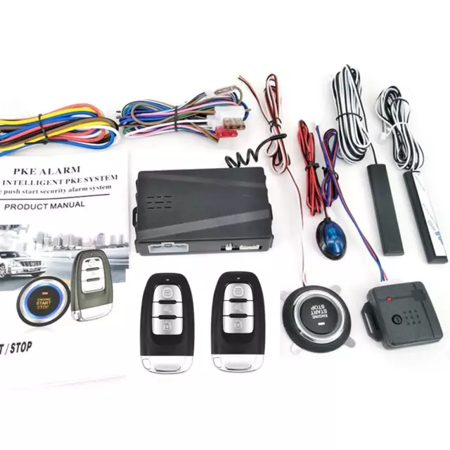 Car Alarm Security Systems Auto Remote Central Locking Kit Door Lock Keyless