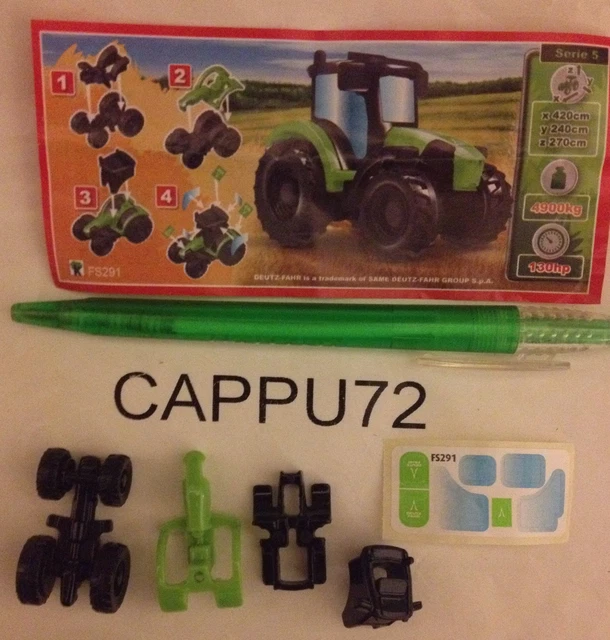 Deutz-Fahr-Trattore + Bpz FS291 Kinder Surprise Sindy 2015/16