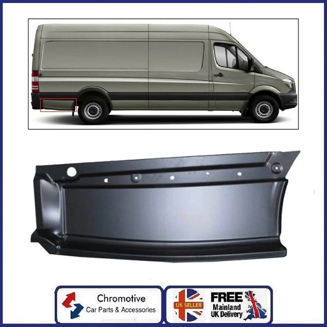 ClimAir Zijwindschermen Dark compatibel met Mercedes Sprinter 2005-2017 / Volkswagen Crafter 2006-2017