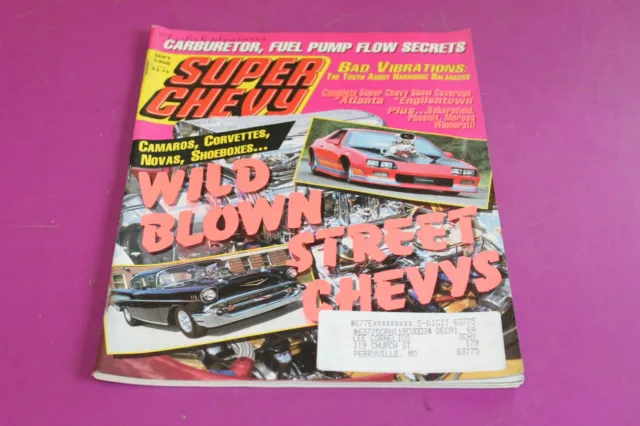 September 1990 Super Chevy Magazine. Wild Blown Street Chevys