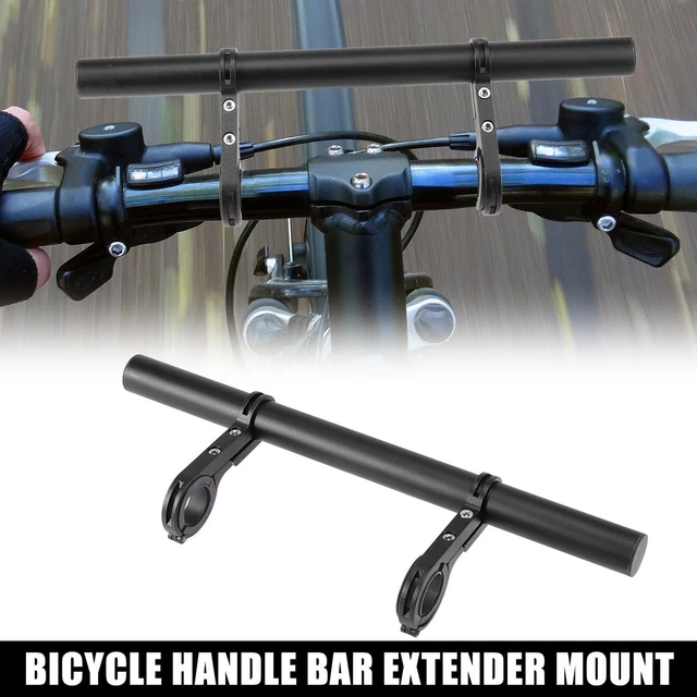 Bicycle Lengthen Aluminum Alloy Double Handlebar Extension Extender Bracket