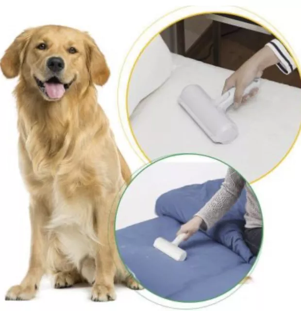 Reusable Pet Hair Lint Remover Dog Cat Hair Roller Cleaning Brush Sofa Clothes 3